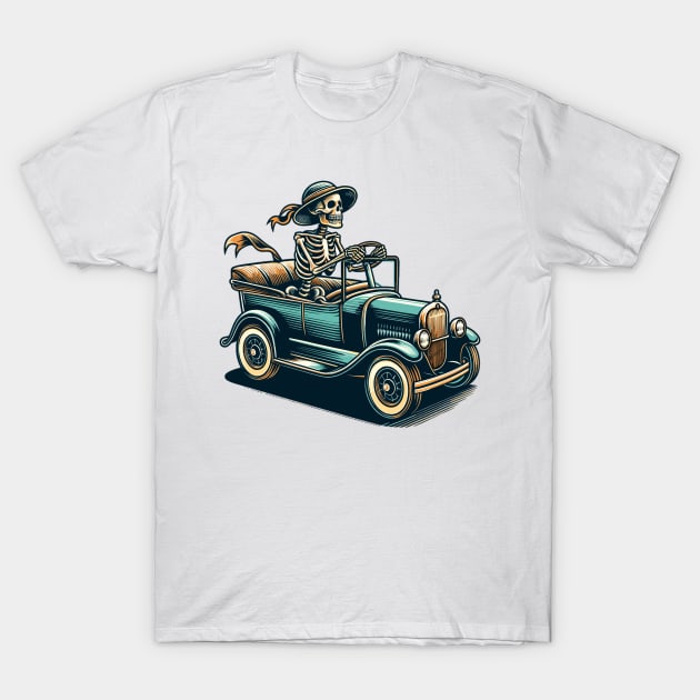 Skeleton T-Shirt by Vehicles-Art